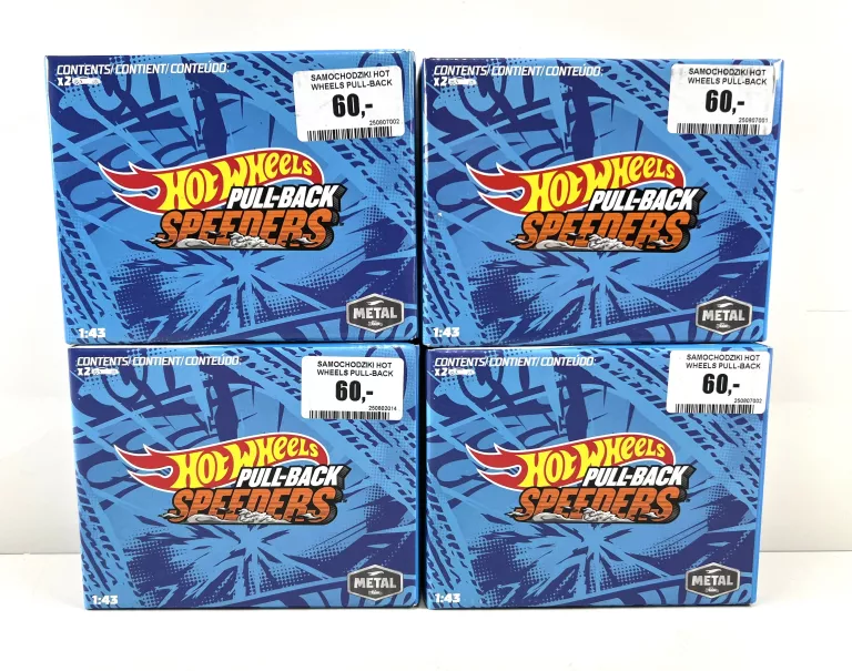 SAMOCHODZIKI HOT WHEELS PULL-BACK SPEEDERS (2-PAK) RÓŻNE MODELE