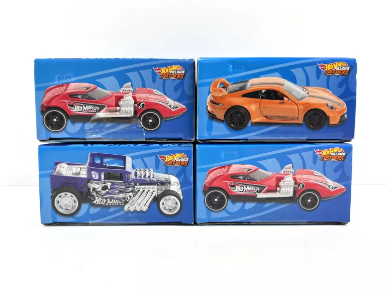 SAMOCHODZIKI HOT WHEELS PULL-BACK SPEEDERS (2-PAK) RÓŻNE MODELE