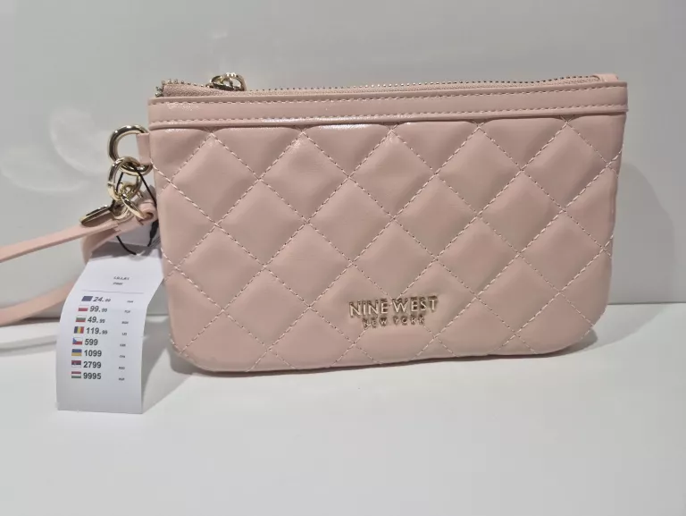 NINE WEST TOREBKA KOPERTÓWKA SKÓRA EKOLOGICZNA RÓŻOWY