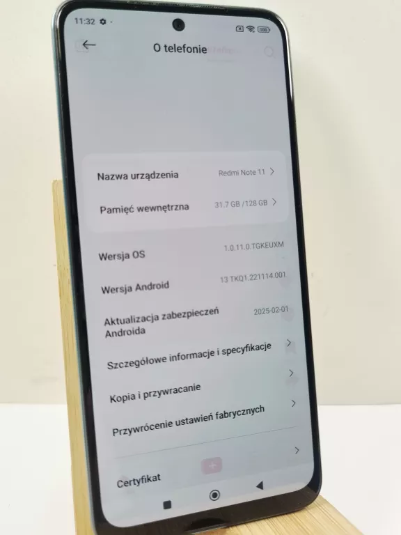 XIAOMI REDMI NOTE 11 4/128GB WADA EKRANU