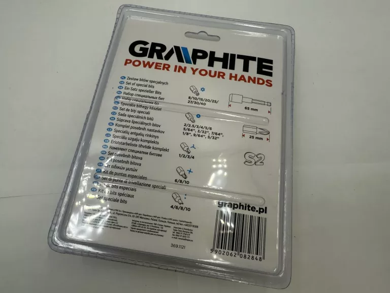 ZESTAW BITÓW SERWISOWYCH 32 SZT GRAPHITE 56H618