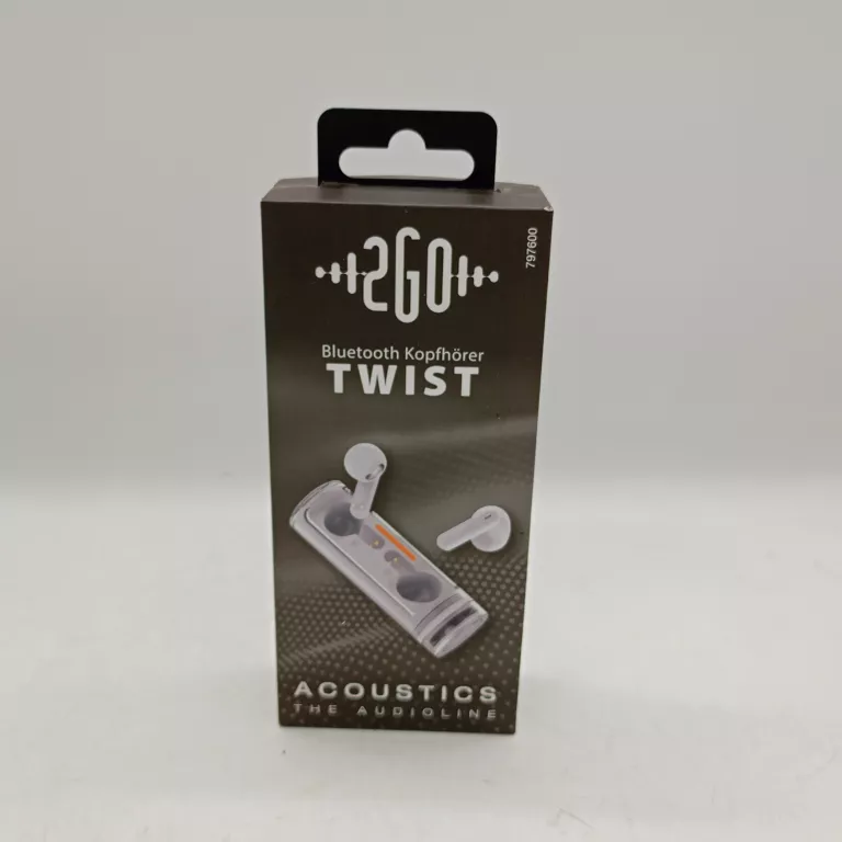 SŁUCHAWKI 2GO TWIST ZESTAW SŁUCHAWKOWY TRUE WIRELESS STEREO (TWS)