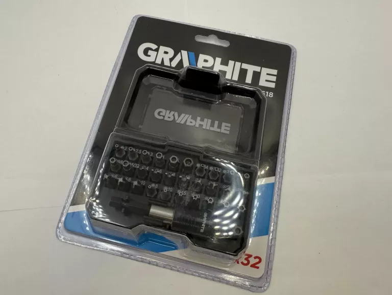 ZESTAW BITÓW SERWISOWYCH 32 SZT GRAPHITE 56H618