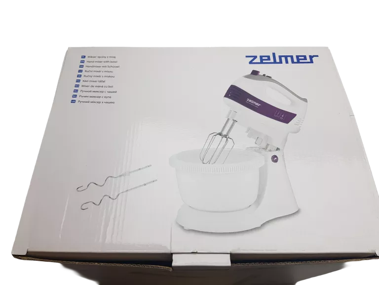 MIKSER ZELMER ZHM2459S 700W OBROTOWA MISA 2,5L 5 PRĘDKOŚCI TURBO