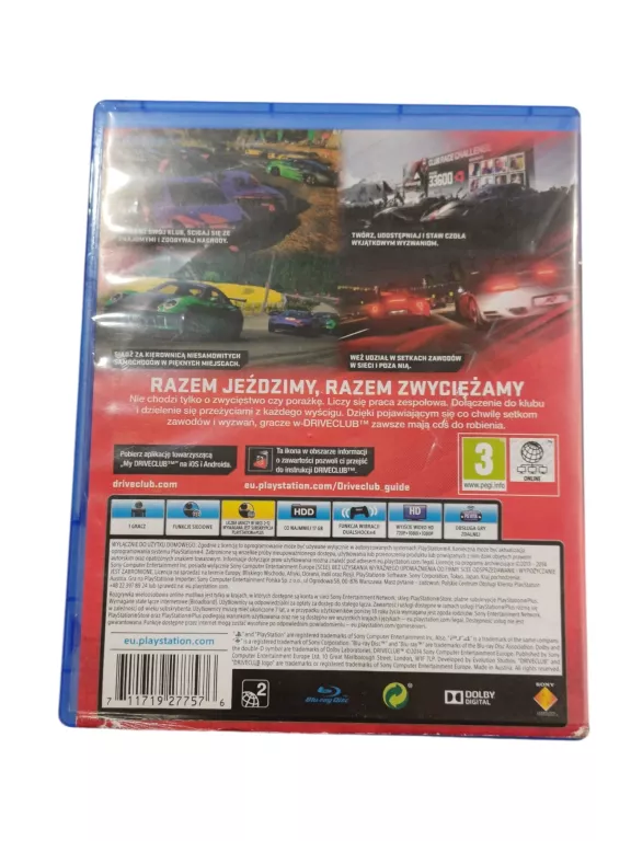 GRA DRIVECLUB PS4