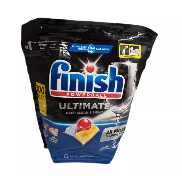 KAPSUŁKI DO ZMYWARKI FINISH 100SZT LEMON