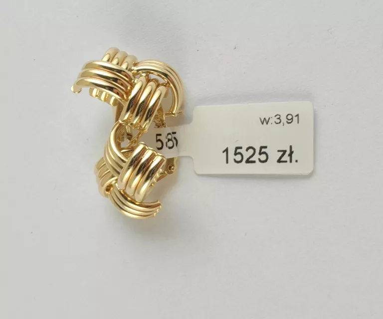 ZŁOTE KOLCZYKI 585 3,91G