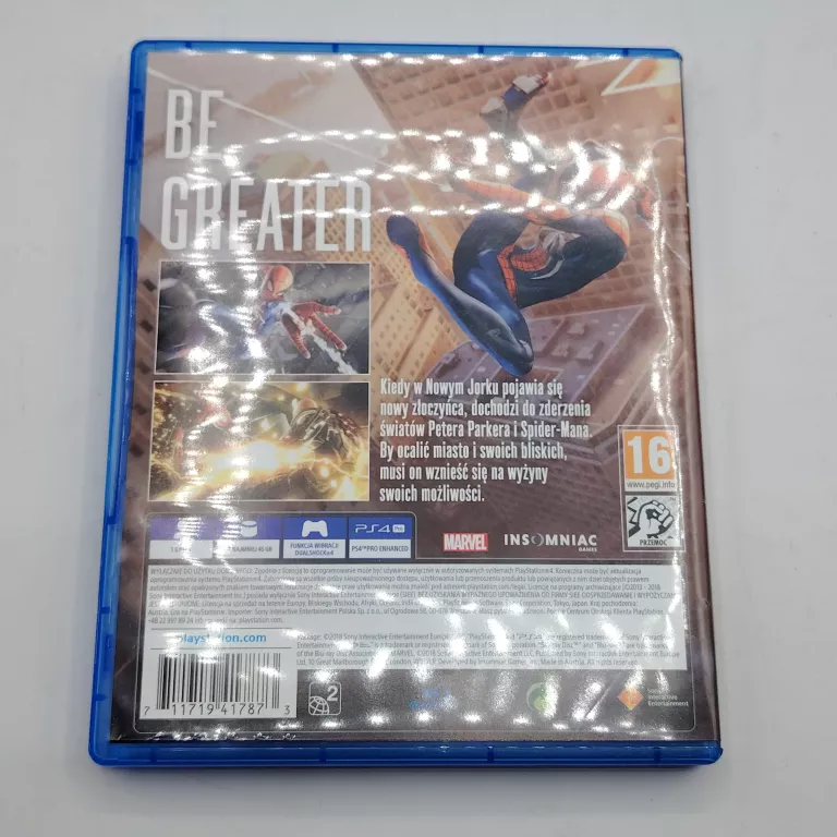 GRA PS4 SPIDER MAN
