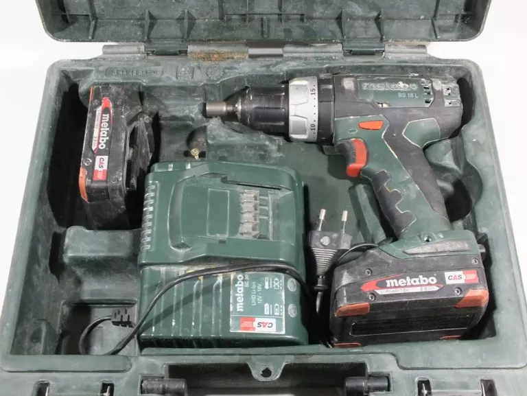 WKRĘTARKA METABO BS18 L + AKCESORIA +WAL