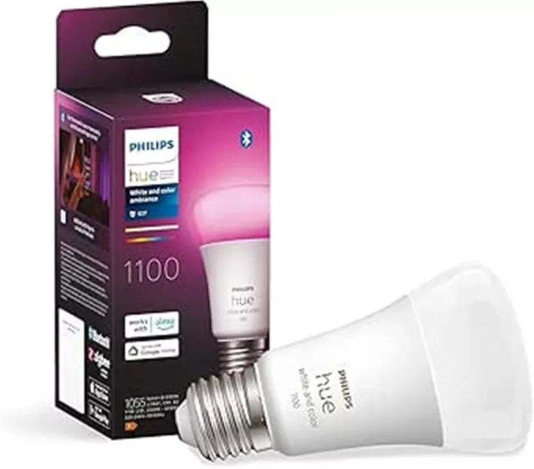 ŻARÓWKA LED PHILIPS HUE E27 BLUETOOTH REGULACJA JASNOŚCI 1 SZTUKA