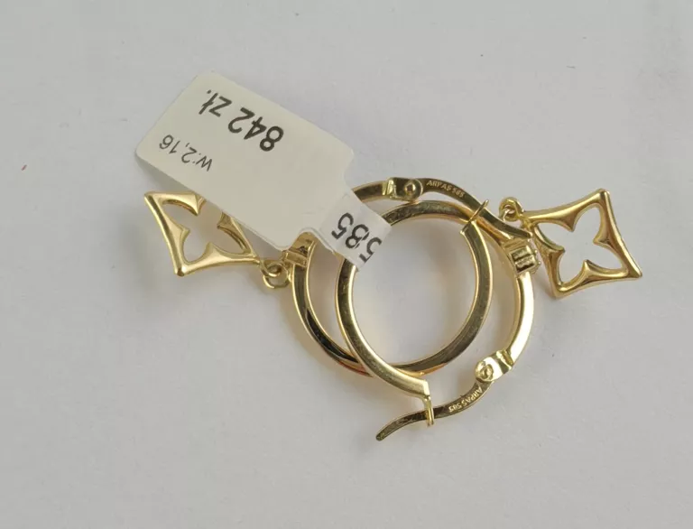 ZŁOTE KOLCZYKI 585 2,16G