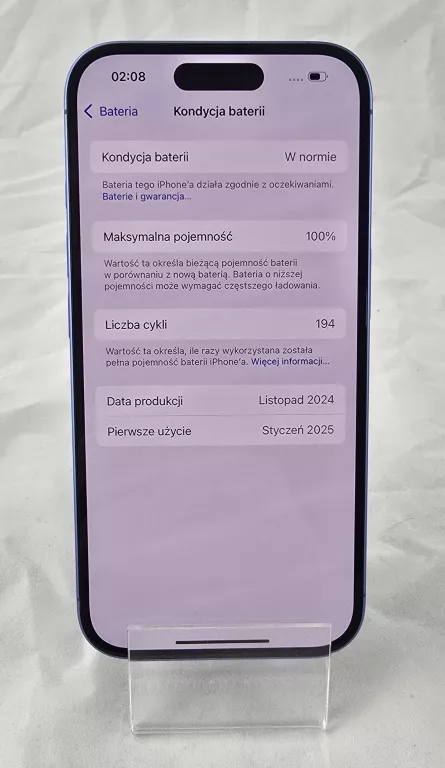 TELEFON IPHONE 16 128GB OPIS