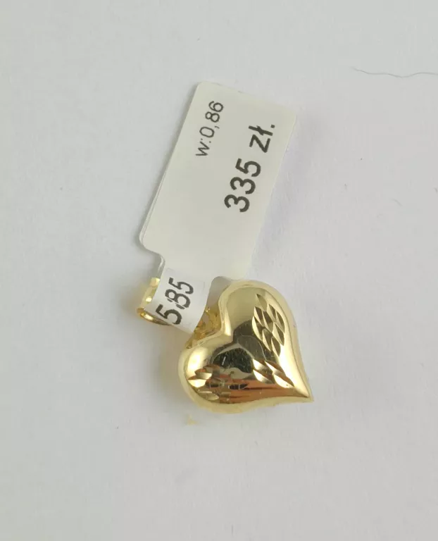 ZŁOTA ZAWIESZKA 585 0,86G SERCE