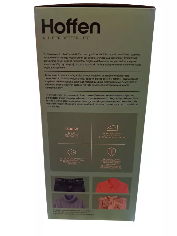 PAROWNICA DO UBRAŃ HOFFEN