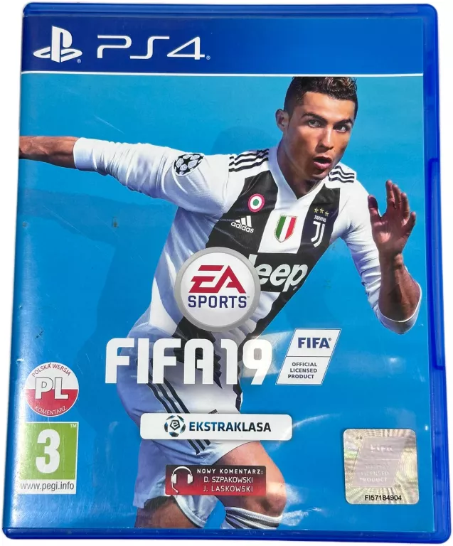 GRA SPORTOWA/PIŁKARSKA NA KONSOLĘ PLAYSTATION 4 FIFA 19 PS4
