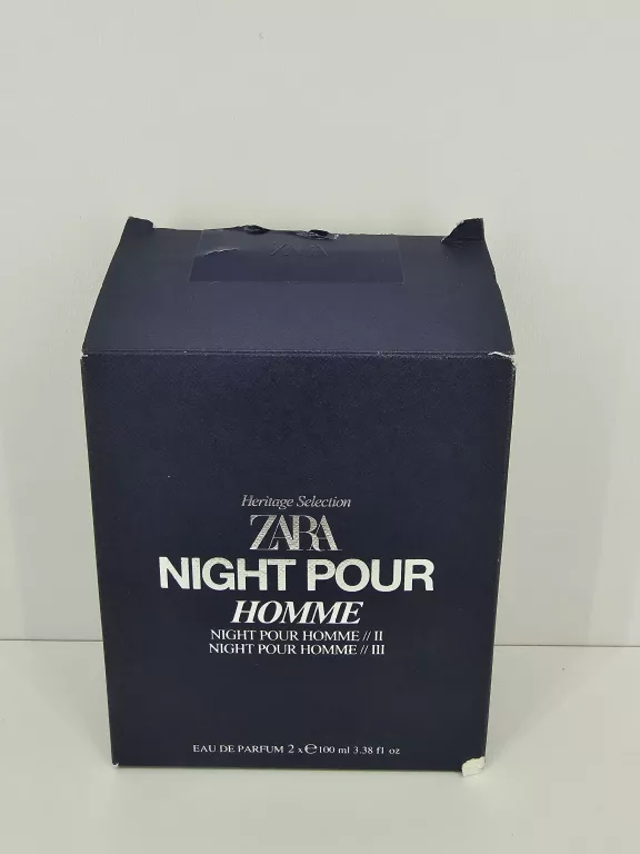 ZARA PERFUMY MĘSKIE NIGHT POUR HOMME 100 ML II +III 100 ML