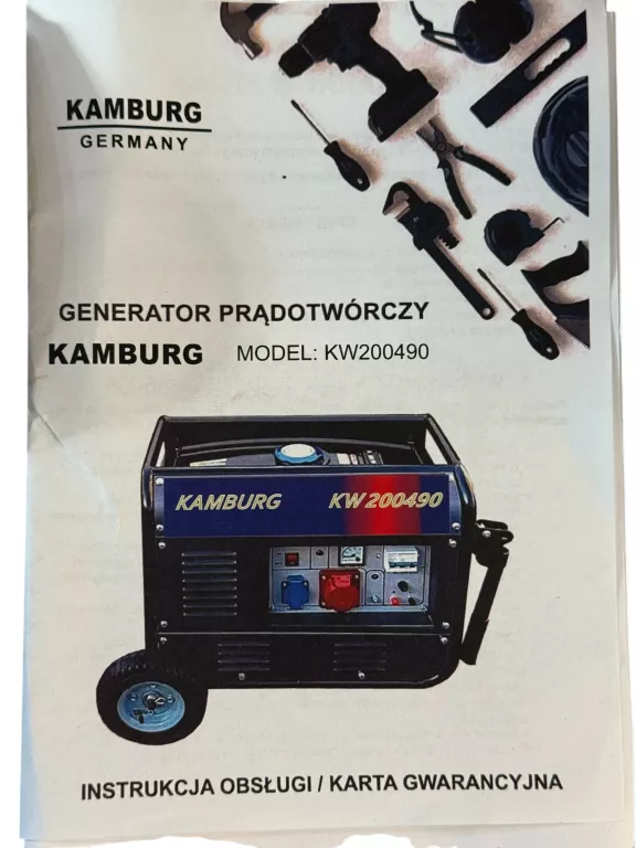 GENERATOR PRĄDOTWÓRCZY KAMBURG KW 200490