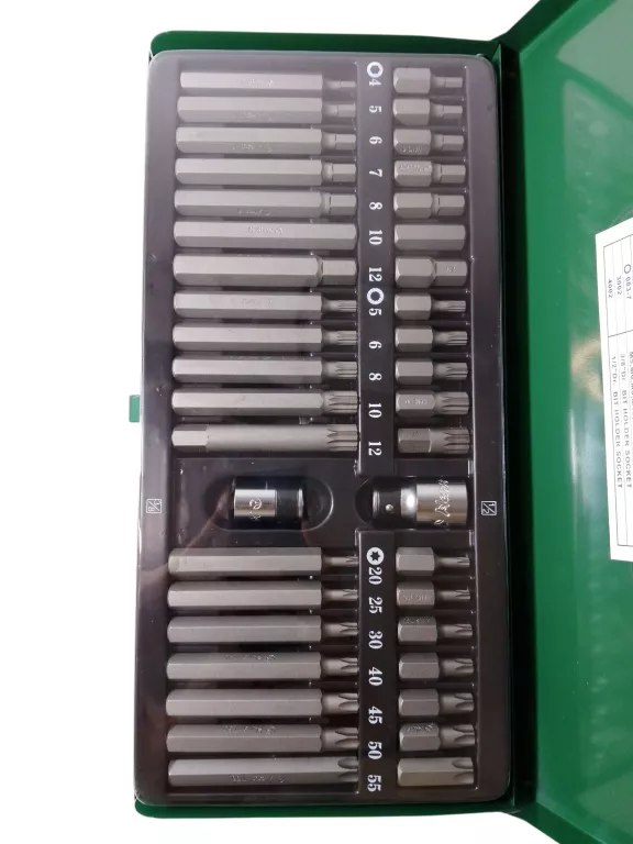 ZESTAW BITÓW I NASADEK DO KLUCZY POWER BIT SET 6040