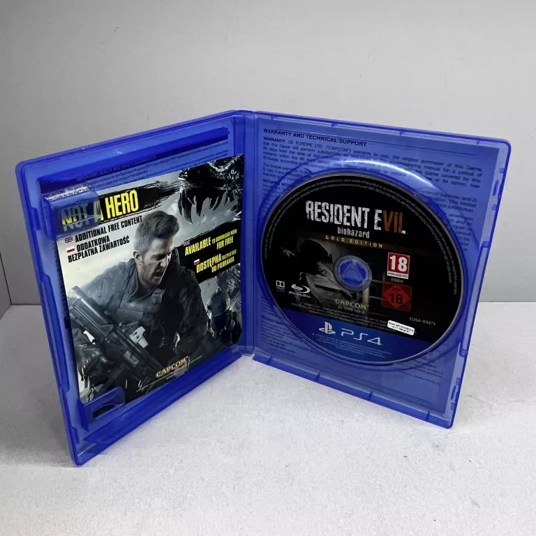 RESIDENT EVIL BIOHAZARD PS4