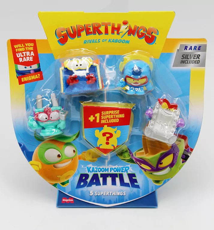 FIGURKI SUPERTHINGS KAZOOM POWER BATTLE 1SZT.MIX ZESTAW 5 FIGUREK
