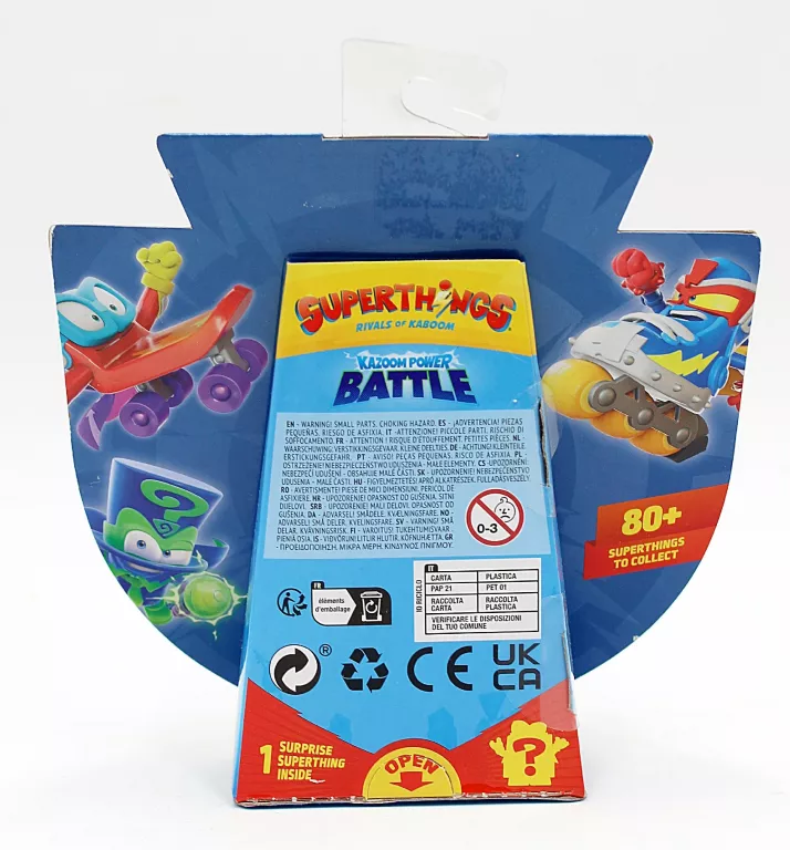 FIGURKI SUPERTHINGS KAZOOM POWER BATTLE 1SZT.MIX ZESTAW 5 FIGUREK