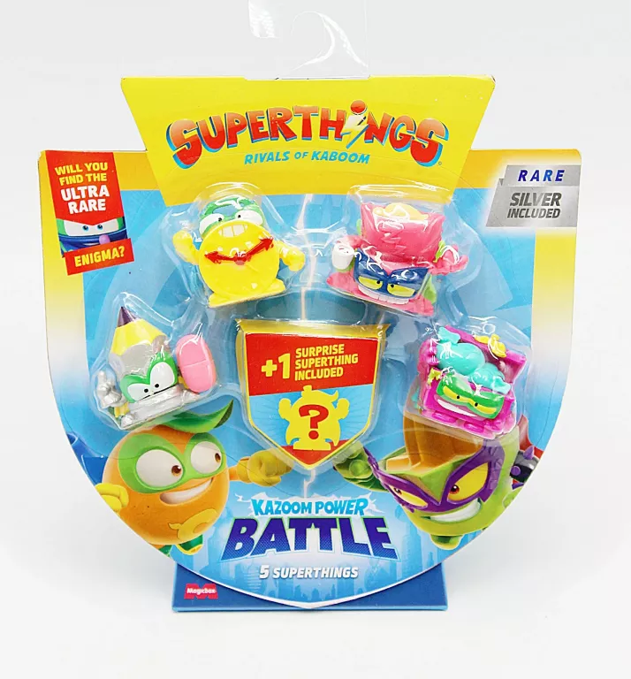 FIGURKI SUPERTHINGS KAZOOM POWER BATTLE 1SZT.MIX ZESTAW 5 FIGUREK