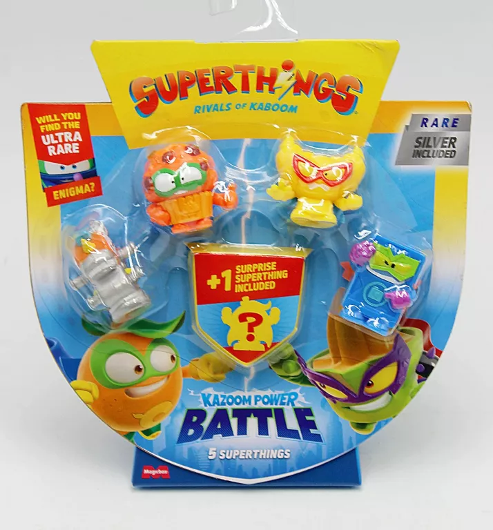 FIGURKI SUPERTHINGS KAZOOM POWER BATTLE 1SZT.MIX ZESTAW 5 FIGUREK