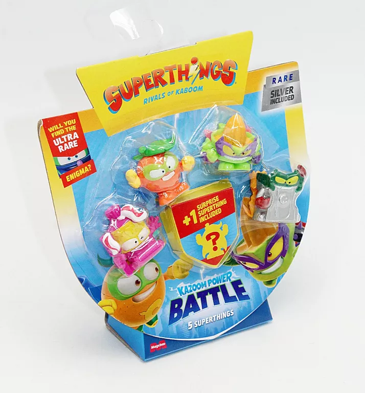 FIGURKI SUPERTHINGS KAZOOM POWER BATTLE 1SZT.MIX ZESTAW 5 FIGUREK