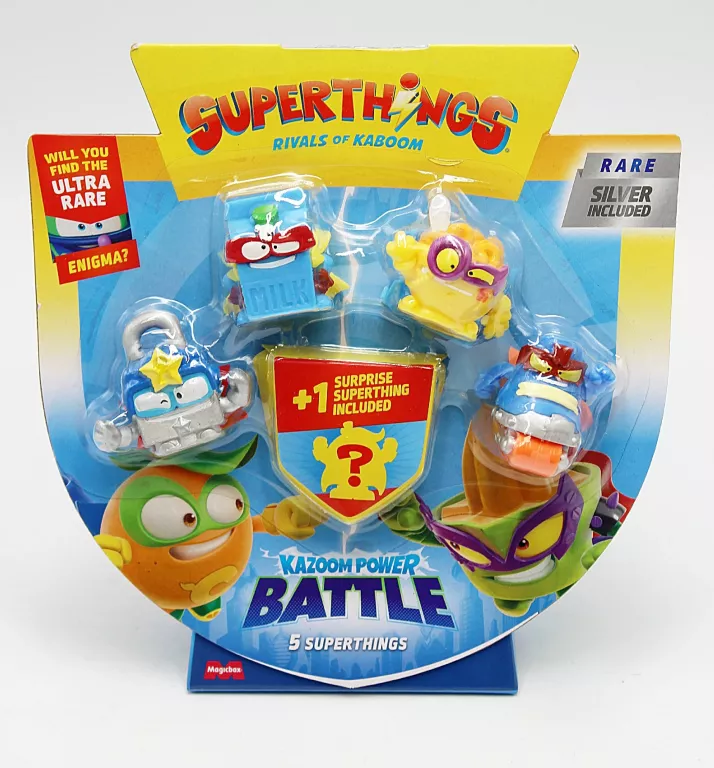 FIGURKI SUPERTHINGS KAZOOM POWER BATTLE 1SZT.MIX ZESTAW 5 FIGUREK