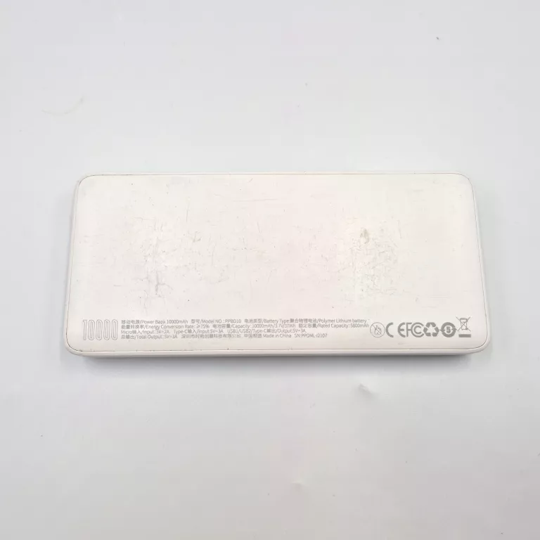 POWERBANK 10000MAH 15W BIALY