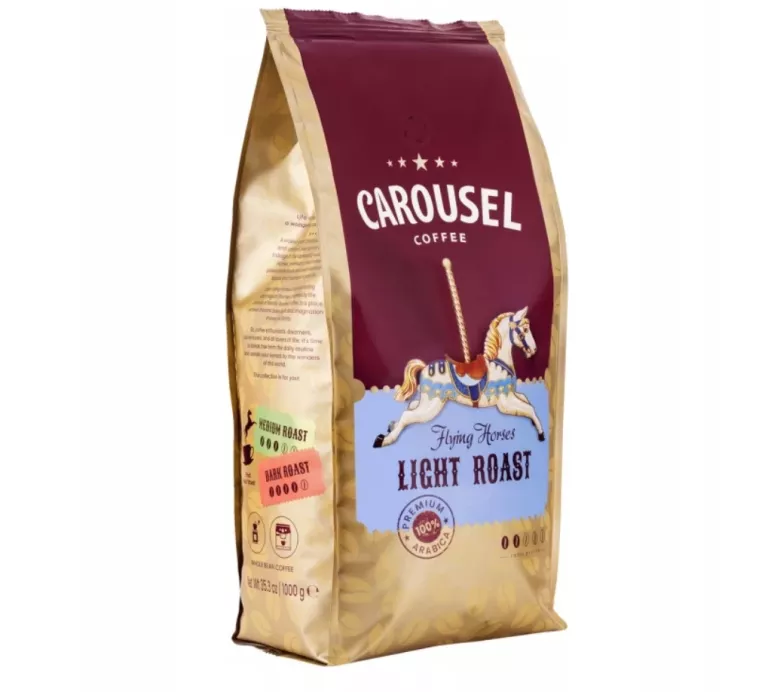 KAWA ZIARNISTA CAROUSEL LIGHT ROAST 1000G
