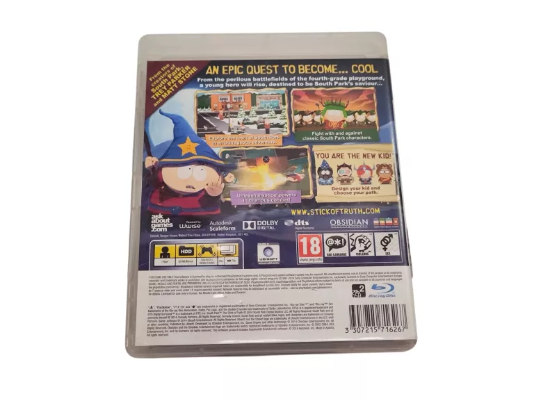 GRA PS3 SOUTH PARK: THE STICK OF TRUTH (KIJEK PRAWDY)  *PO POLSKU*