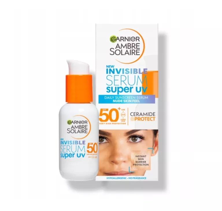 GARNIER AMBRE FILTR 50+ FLUID OCHRONNY DO TWARZY 40 ML
