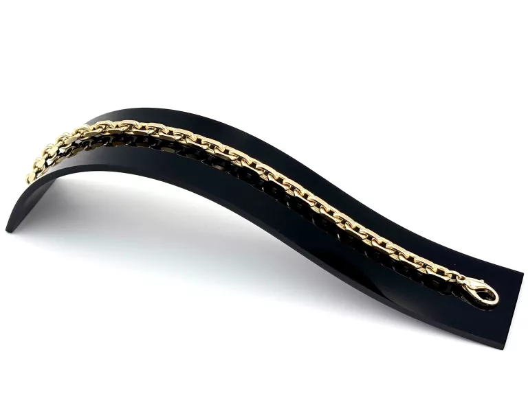 ZŁOTA BRANSOLETKA ANKIER 333 22,70G 21CM 5MM