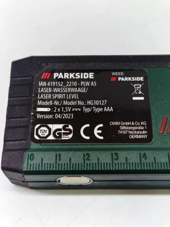 POZIOMICA LASEROWA PARKSIDE PLW A5