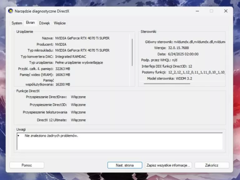 KOMPUTER LENOVO LEGION T5 PC I7-14650HX 32GB 1TB 4070 TI SUPER - GW 2027R