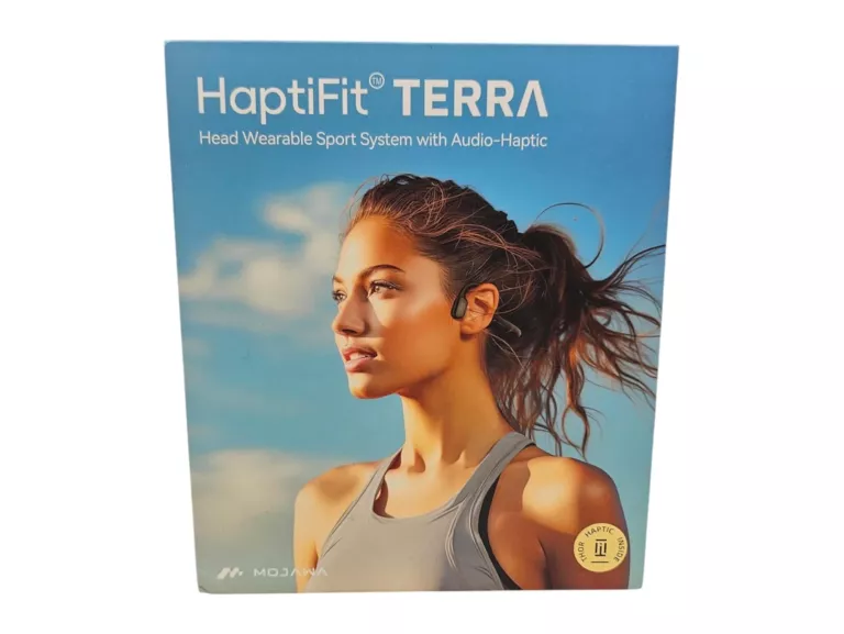SŁUCHAWKI KOSTNE BEZPRZEWODOWE MOJAWA HAPTIFIT TERRA NIEBIESKIE