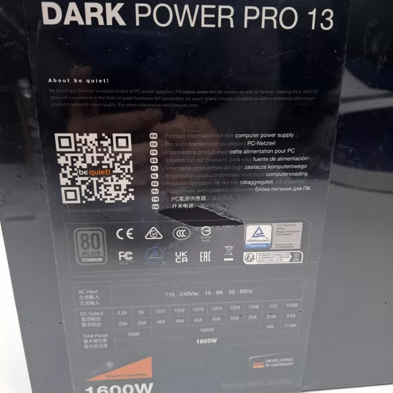 ZASILACZ DO KOMPUTERA DARK POWER PRO 13 1600W