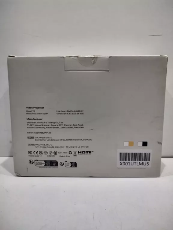 PROJEKTOR YOTON VIDEO PROJECTOR Y3
