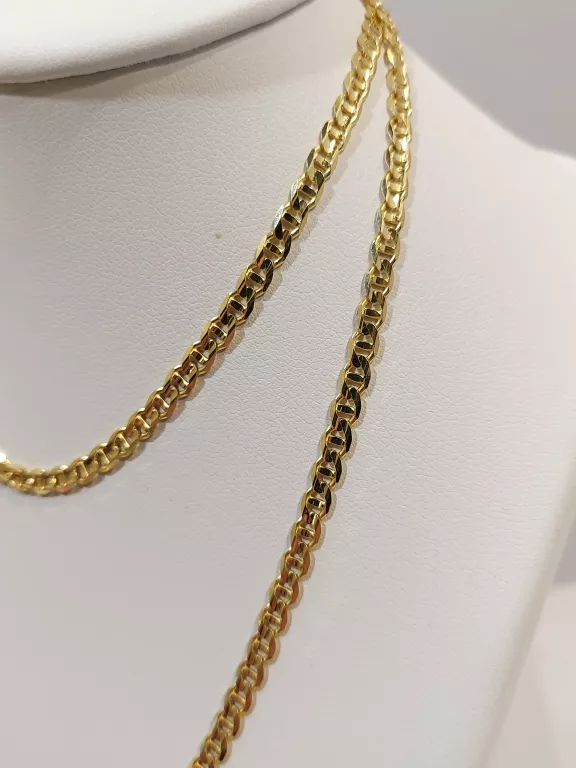 PIEKNY ZŁOTY ŁAŃCUSZEK 10,55G PEŁNY 60CM
