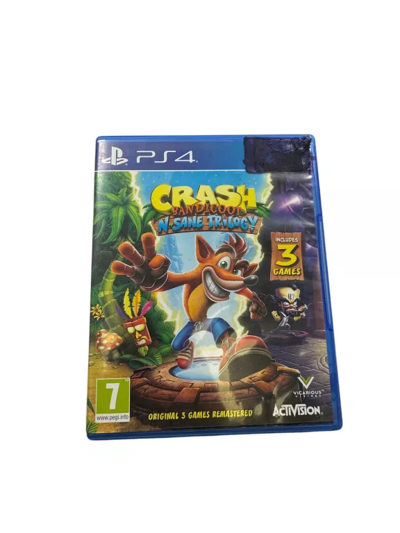 GRA CRASH BANDICOOT N SANE TRILOGY PS4