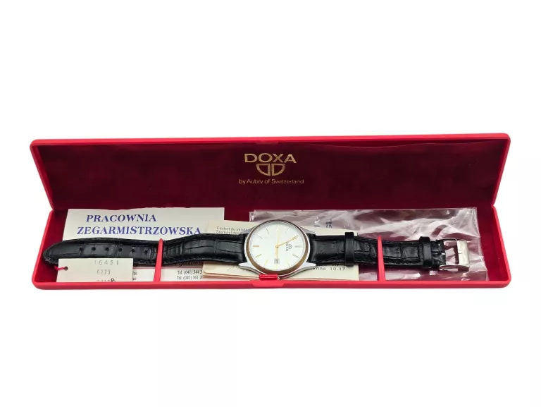 ZEGAREK MĘSKI DOXA 02 6773 29 SWISS MADE WR30M