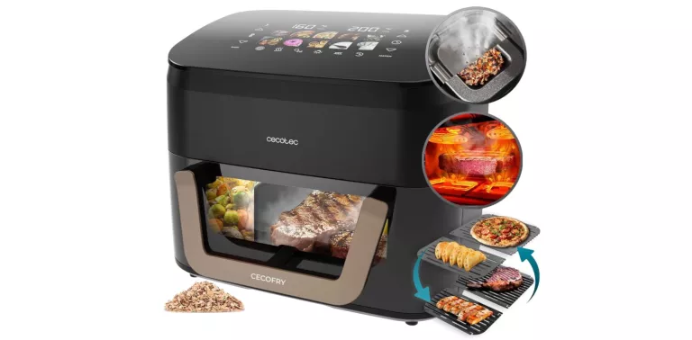 FRYTKOWNICA BEZTŁUSZCZOWA CECOFRY&GRILL SMOKIN 11000 10 L 2200 W
