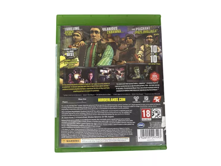 TALES FROM THE BORDERLANDS A TELLTALE GAMES SERIES OKAZJA !!