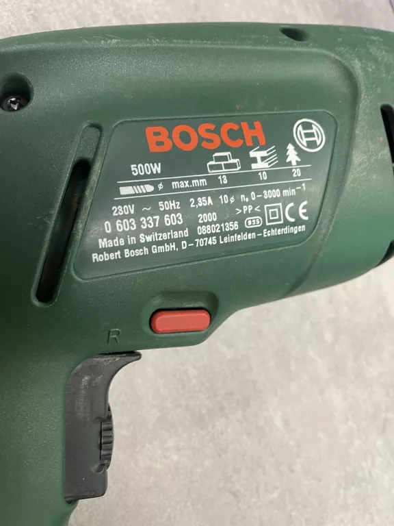 MŁOTOWIERTARKA BOSCH PSB 500 RE