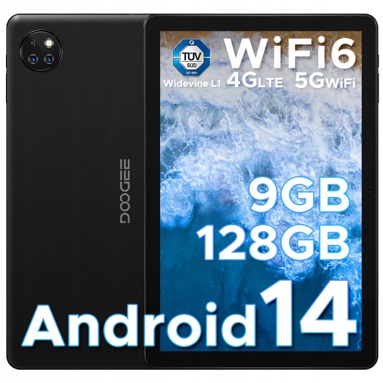 TABLET DOOGEE T10W 10.1"IPS 9GB/128GB ANDROID 14 DUAL SIM WIFI 8000MAH