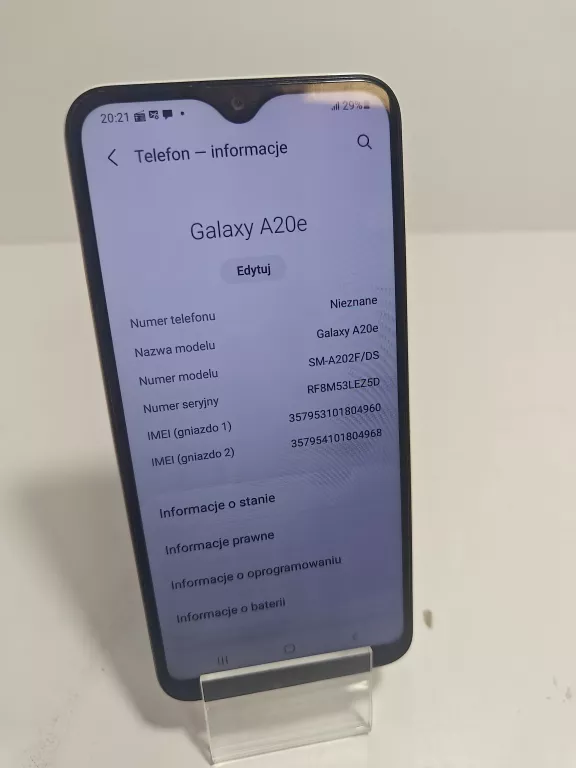 TELEFON SAMSUNG GALAXY A20E POLECAM!