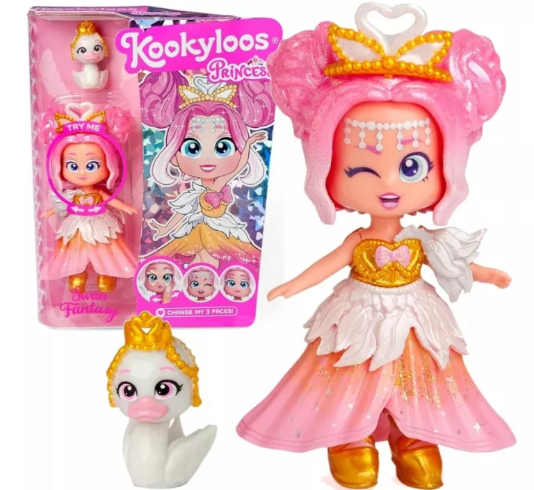 KOOKYYLOOS ZESTAW LALECZKA SERIA PRINCESS + AKCESORIA DREAM WOLNDERLAND