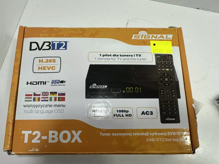 DEKODER DVBT T2 BOX PARAGON