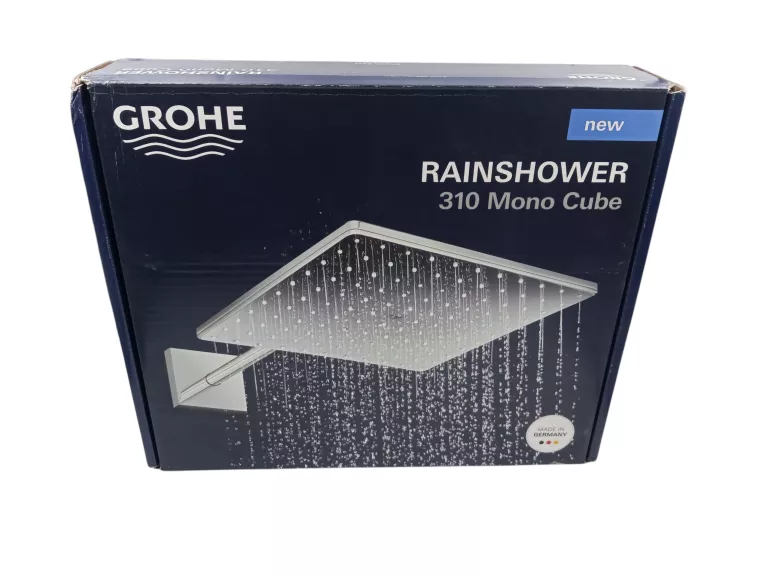 GŁOWICA PRYSZNICOWA GROHE RAINSHOWER CUBE Z RAMIENIEM PRYSZNICOWYM #IGŁA !